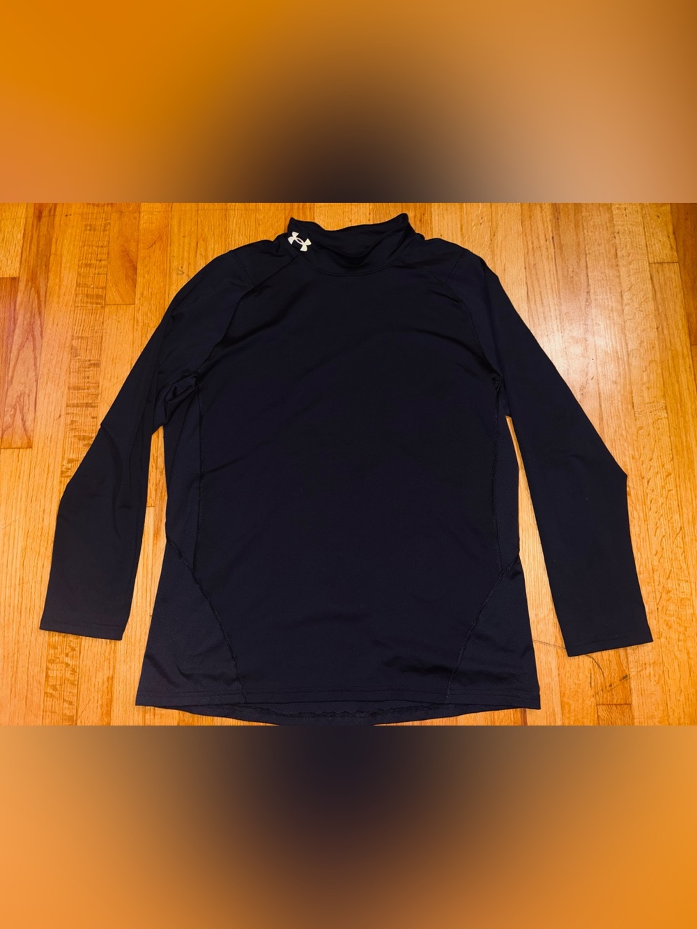 Under Armour ColdGear Compression Mock Neck Long Sleeve Shirt Black XXL